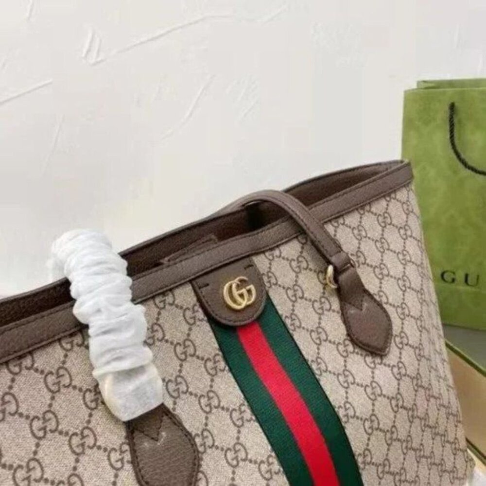 Gucci Medium Ophidia Shopping Bag Tote - Picture 5 of 7